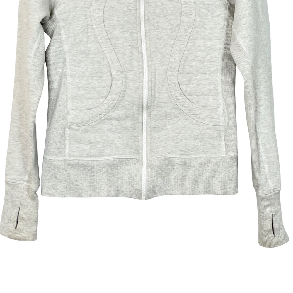 ❗️SOLD❗️Lululemon Calm & Cozy Zip Up Jacket Heathered Core Ultra Light - Picture 5 of 15